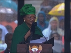 Hearty reception for Obama at Mandela funeral