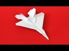 How to Make an Origami F-22 Raptor