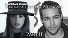 BlackBook 3 Minutes: Pete Wentz from Fall Out Boy & Louisa Rose Allen (aka Foxes) - Insanity, Twitter, and Tattoos (Part II)