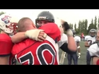 Joseph Martell trades military uniform for football jersey to surprise son