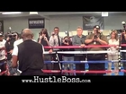 Floyd Mayweather mitt work with Roger Mayweather ahead of May 4th duel with Robert Guerrero