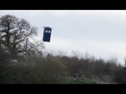 Life size Doctor Who Flying Tardis!