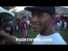 FLOYD MAYWEATHER BBQ BEFORE CANELO FIGHT: ISHE SMITH AND ASHLEY THEOPHANE HANGING OUT