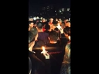 Team Chant at Zach Lederer's Candlelight Vigil