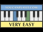 Street Fighter 2 - Guile's Stage [Very Easy Piano Tutorial]