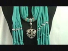 scarf with ornamental charm Jewelry Scarf Wholesale Distributor wholesalesarong.com
