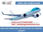 Quick Response by King Air Ambulance Service in Jamshedpur and Varanasi