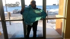 T-Shirt Freezes in Extreme Cold