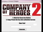 Company of Heroes 2 Key-Generator generiert Ihnen einen kostenlosen