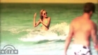 Lauren Stoner Sizzling in a Green Bikini at the beach in Miami