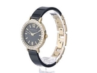 Anne Klein Women's AK 1442BKGB Swarovski Crystal Accented Bangle Watch